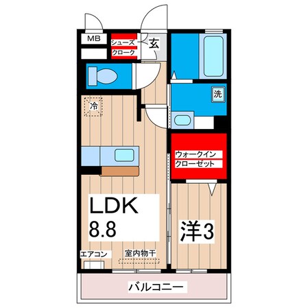 フォアールの物件間取画像